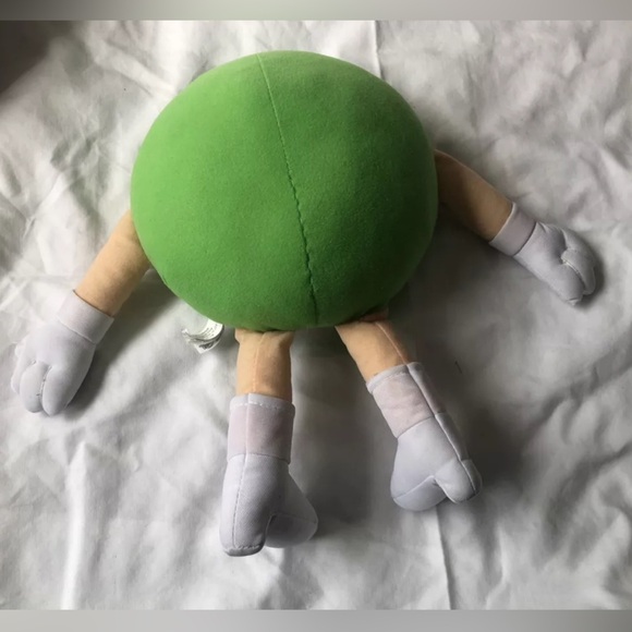 M&M’s Chocolate Candy Green Character Plush Stuffed Toy - Picture 2 of 3